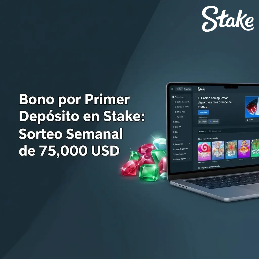 Sorteo semanal de 75,000 USD en Stake para nuevos usuarios en México con primer depósito