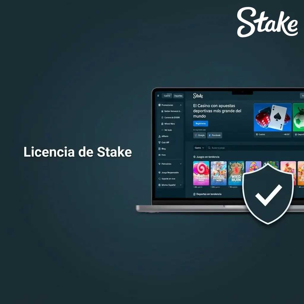 Licencia oficial de Stake emitida por Curaçao Gaming Authority número OGL/2024/1451/0918 para México