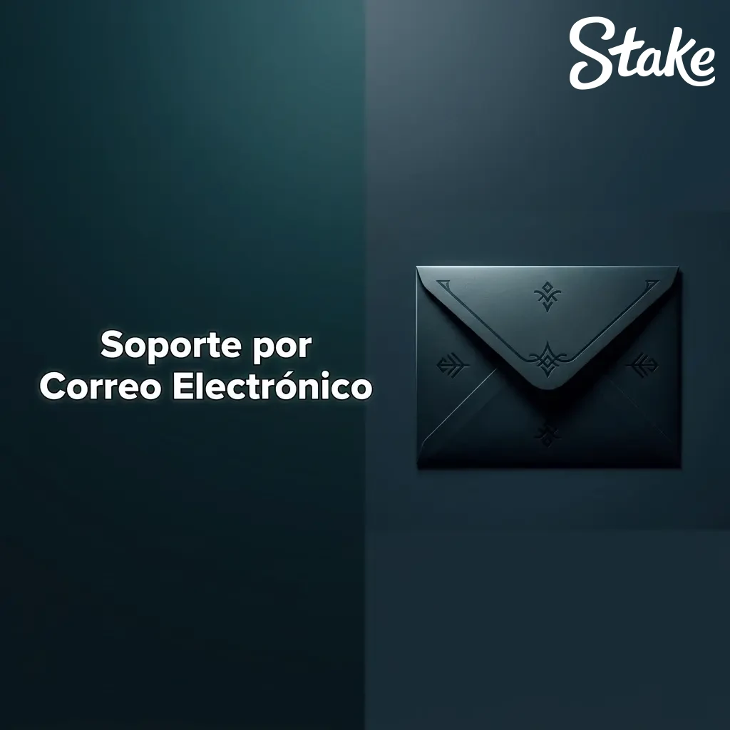 Soporte por correo electrónico en Stake: envía consultas a support@stake.com con respuesta en 24-48 horas hábiles.