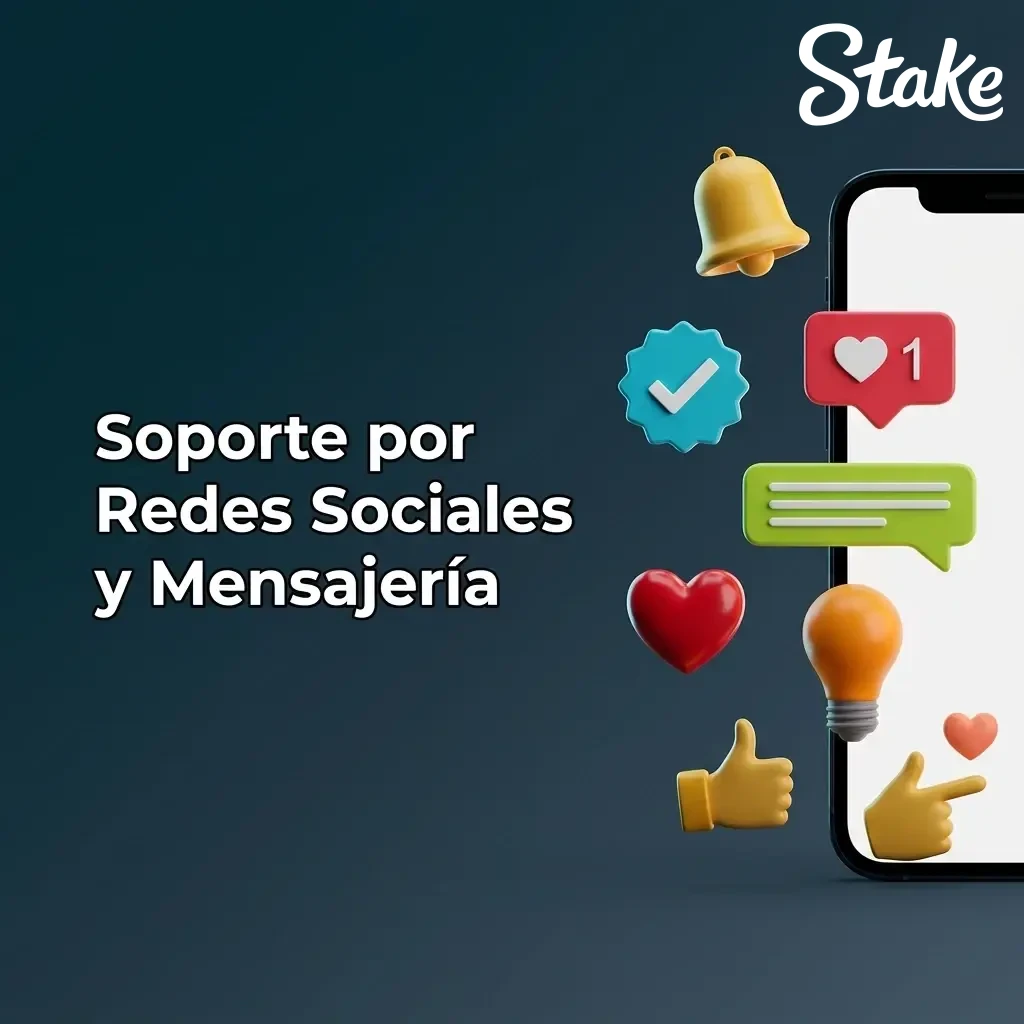 Soporte de Stake en redes sociales como Telegram y Twitter para consultas y orientación al cliente