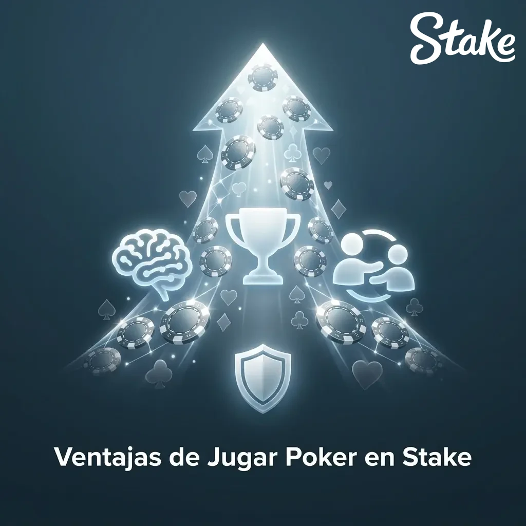 Ventajas de jugar poker en Stake: variedad de juegos, cripto, modo demo y sorteos semanales para jugadores mexicanos.